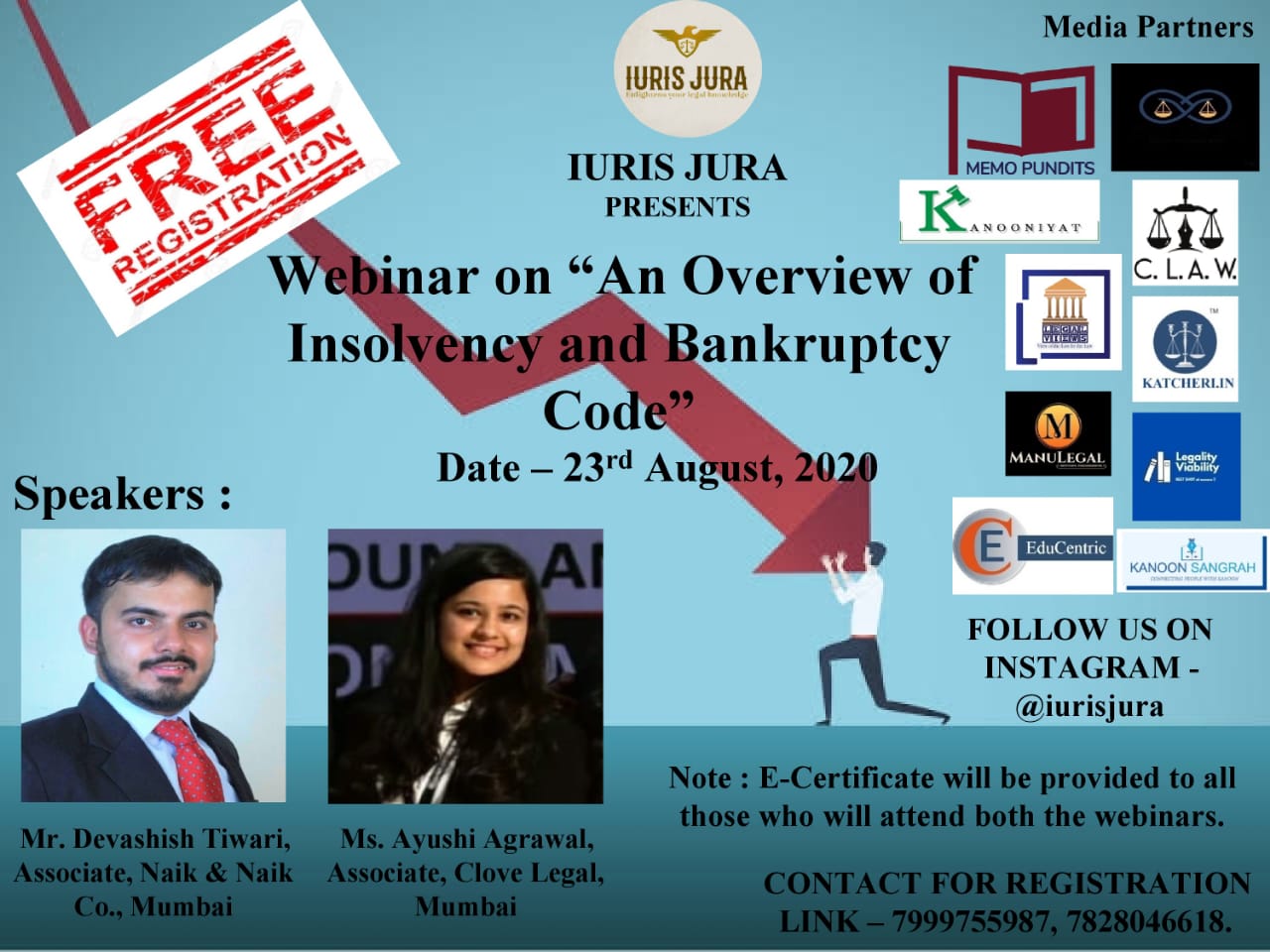 WEBINAR SERIES BY IURIS JURA REGISTER NOW!!