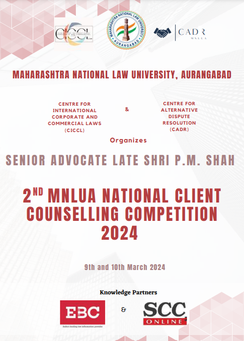 2ND SENIOR ADVOCATE LATE SHRI. P. M. SHAH MNLUA NATIONAL CLIENT ...