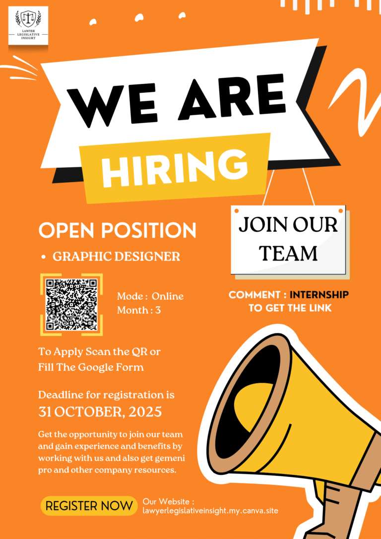 ONLINE GRAPHIC DESIGNER INTERNSHIP AT LAWYER LEGISLATIVE INSIGHT