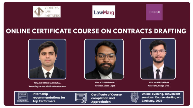 Certificate Course Alert | Contract Drafting by LawMarg | 6 Weeks | 12 ...